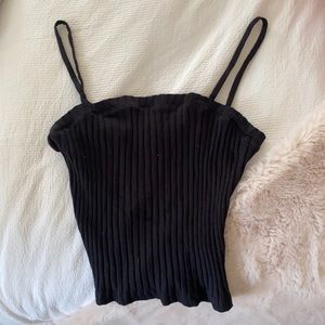 Urban outfitters black crop top